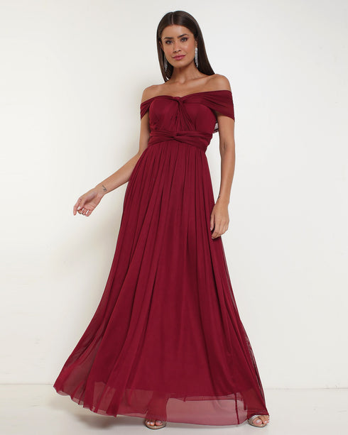 Vestido Multiformas Tule VESTIDO LONGO PETRA FINA